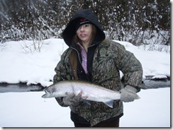 Misty's First Steelhead