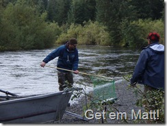 Matt netting a big one